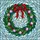 Holiday Celebrators' Tiffany Stained Glass Christmas Wreath Jewel Tone Holly Berry Mosaic Pattern Stained Glass Suncatcher - 6