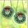 Holiday Celebrators' Tiffany Stained Glass Christmas Wreath Jewel Tone Holly Berry Mosaic Pattern Stained Glass Suncatcher - 3