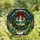 Holiday Admirers' Ruby Emerald Stained Glass Holly Wreath Festive Jewel Tone Geometric Pattern Stained Glass Suncatcher - 4