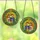 Family Lovers' Intricate Stained Glass Family Portrait Golden Orange Amber Glow Pattern Stained Glass Suncatcher - 3