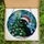Festive Cat Lovers' Stained Glass Black Cat Santa Hat Christmas Tree Jewel Tones Intricate Winter Mosaic Stained Glass Suncatcher - UBujvs6Y0A