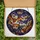 Gothic Art Enthusiasts' Tiffany Style Stained Glass Bats, Vibrant Purple Orange Indigo Amber Geometric Mosaic Stained Glass Suncatcher - 5