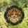 Corgi Lovers' Intricate Tiffany Style Amber Olive Green Stained Glass Geometric Art Stained Glass Suncatcher - q7YJ-YomIr