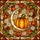 Autumn Enthusiasts' Glowing Tiffany Stained Glass Crescent Moon Pumpkin Floral Mosaic Stained Glass Suncatcher - 6