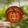 Halloween Enthusiasts' Jewel Tone Tiffany Style Jack-o'-lantern Pumpkin Mosaic Stained Glass Suncatcher - 2