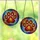 Pet Lovers' Detailed Tiffany Stained Glass Paw Print Mosaic Red Orange Yellow Blue Purple Art Stained Glass Suncatcher - 3