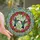 Nature Lovers' Jewel-Toned Tiffany Stained Glass Hummingbird Pair, Pink Magenta Floral Wreath, Blue Green Mosaic Art Stained Glass Suncatcher - 1