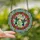Nature Lovers' Jewel-Toned Tiffany Stained Glass Hummingbird Pair, Pink Magenta Floral Wreath, Blue Green Mosaic Art Stained Glass Suncatcher - 2
