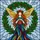 Art & Holiday Lovers' Ethereal Stained Glass Fairy Holly Wreath Jewel Tone Mosaic Pattern Stained Glass Suncatcher - 6