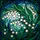 Nature Lovers' Jewel-Toned Stained Glass Lily-of-the-Valley Floral Mosaic Art Pattern Stained Glass Suncatcher - 6