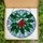 Winter Art Lovers Tiffany Style Stained Glass Holly Berries Emerald Ruby Jewel Tone Winter Sky Mosaic Stained Glass Suncatcher - X8UQoj7VhG