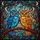 Nature Lovers' Intricate Tiffany Style Stained Glass Owls Nocturnal Woodland Mosaic Deep Blue Amber Gold Stained Glass Suncatcher - 6