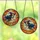 Boston Terrier Lovers' Whimsical Stained Glass Witch Dog Autumn Foliage Purple Blue Orange Stained Glass Suncatcher - 3