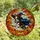 Boston Terrier Lovers' Whimsical Stained Glass Witch Dog Autumn Foliage Purple Blue Orange Stained Glass Suncatcher - 4