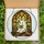 Cozy Aesthetic Fans' Whimsical Stained Glass Ghost Reading Warm Jewel Tone Arched Window Art Stained Glass Suncatcher - 5