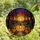Halloween Enthusiasts' Tiffany Stained Glass Jack-o'-Lantern Enchanted Forest Sunset Jewel Tones Mosaic Stained Glass Suncatcher - 4