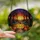 Halloween Enthusiasts' Tiffany Stained Glass Jack-o'-Lantern Enchanted Forest Sunset Jewel Tones Mosaic Stained Glass Suncatcher - 2