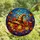 Fantasy Art Lovers' Tiffany Stained Glass Whimsical Witch Hat Autumn Foliage Rich Jewel Tone Design Stained Glass Suncatcher - 4