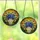 Floral Art Lovers' Tiffany Style Stained Glass Forget-Me-Not Bouquet Iridescent Blue Green Mosaic Stained Glass Suncatcher - uDL6dCcthT