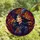 Fantasy Art Lovers' Stained Glass Sorceress Deep Purple Orange Jewel Tone Intricate Autumn Mosaic Stained Glass Suncatcher - 4