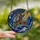 Art Lovers' Intricate Tiffany Stained Glass Winged Reindeer Floral Geometric Red Green Blue Celestial Mosaic Stained Glass Suncatcher - PzECCr56zC