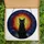 Cat Lovers' Intricate Stained Glass Black Cat Fiery Mosaic Jewel Tones Art Nouveau Stained Glass Suncatcher - Zi8YpByPrR