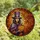 Stained Glass Art Lovers' Mysterious Cloaked Figure, Purple Hat, Glowing Pumpkin & Autumn Mosaic Stained Glass Suncatcher - 4