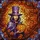 Stained Glass Art Lovers' Mysterious Cloaked Figure, Purple Hat, Glowing Pumpkin & Autumn Mosaic Stained Glass Suncatcher - 6