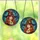 Fantasy Art Admirers' Tiffany Style Stained Glass Witch Portrait Fiery Orange Hair Steampunk Hat Blue Teal Mosaic Stained Glass Suncatcher - 3