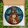 Fantasy Art Admirers' Tiffany Style Stained Glass Witch Portrait Fiery Orange Hair Steampunk Hat Blue Teal Mosaic Stained Glass Suncatcher - 5