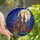 Gothic Art Lovers' Intricate Tiffany-Inspired Stained Glass Haunted Mansion Full Moon Jewel Tone Design Stained Glass Suncatcher - 1