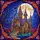 Gothic Art Lovers' Intricate Tiffany-Inspired Stained Glass Haunted Mansion Full Moon Jewel Tone Design Stained Glass Suncatcher - 6