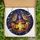 Halloween Enthusiasts' Intricate Tiffany Style Stained Glass Whimsical Witch Hat Pumpkin Lantern, Glowing Jewel Tones & Starry Night Mosaic Stained Glass Suncatcher - 5