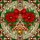 Holiday Decor Enthusiasts' Intricate Stained Glass Christmas Bell Mosaic Poinsettia & Holly Design Stained Glass Suncatcher - 5