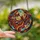 Art Lovers' Dynamic Stained Glass Dancer Mosaic Jewel Tones Geometric Abstract Stained Glass Suncatcher - B7JdwRsUOD