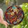 Art Lovers' Dynamic Stained Glass Dancer Mosaic Jewel Tones Geometric Abstract Stained Glass Suncatcher - M_qfbq6ovT