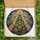 Christmas Lovers' Tiffany Style Stained Glass Butterfly Christmas Tree Intricate Mosaic Jewel Tones Stained Glass Suncatcher - Esmghz0ZQc