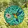 Nature Lovers' Vibrant Stained Glass Hummingbird Pink Flower Jewel Tone Mosaic Stained Glass Suncatcher - 4