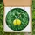 Women's Detailed Tiffany Style Stained Glass Lemon Botanical Swirl Pattern Yellow Emerald Green Stained Glass Suncatcher - 5