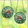 Nature Lovers' Tiffany Stained Glass European Robin Snowdrop Floral Mosaic Art Stained Glass Suncatcher - M8q-C5ExUF