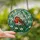Nature Lovers' Tiffany Stained Glass European Robin Snowdrop Floral Mosaic Art Stained Glass Suncatcher - zdYjyzXSZb