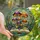 Fantasy Art Lovers' Luminous Tiffany Stained Glass Fantastical Mushroom Storybook Botanical Mosaic Stained Glass Suncatcher - 1
