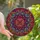 Art Lovers' Tiffany Style Stained Glass Lotus Mandala, Vibrant Jewel Tone Mosaic Patterns Stained Glass Suncatcher - 1