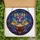 Fantasy Lovers' Whimsical Purple Baby Dragon Reading Jewel-Tone Stained Glass Design Stained Glass Suncatcher - 5