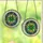 Art Lovers' Tiffany Stained Glass Lucky Clover Horseshoe Orange Jewel Green Blue Yellow Floral Mosaic Stained Glass Suncatcher - 3