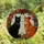 Cat Lovers' Vibrant Stained Glass Black Cat Orange Tabby Tiffany Floral Mosaic Stained Glass Suncatcher - 4