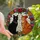 Cat Lovers' Vibrant Stained Glass Black Cat Orange Tabby Tiffany Floral Mosaic Stained Glass Suncatcher - 1