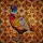 Nature Lovers' Intricate Tiffany Style Stained Glass Quail Pheasant Mosaic Art Jewel Tones Orange Yellow Red Stained Glass Suncatcher - 6