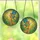 Art Lovers' Tiffany Stained Glass Fairy Dancer, Golden Amber Sapphire Teal Violet Ethereal Forest Design Stained Glass Suncatcher - 3