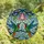 Hummingbird Lovers' Iridescent Green Blue Red Stained Glass Hummingbirds Pink Floral Mosaic Stained Glass Suncatcher - 4